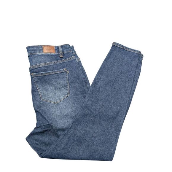 NWOT TAHARI Chloe Fit Solution Skinny Denim Wash Size14W - Picture 1 of 10